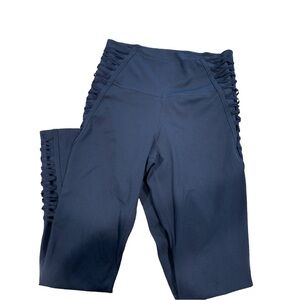 Nike Leggings Black Braid Lace Small